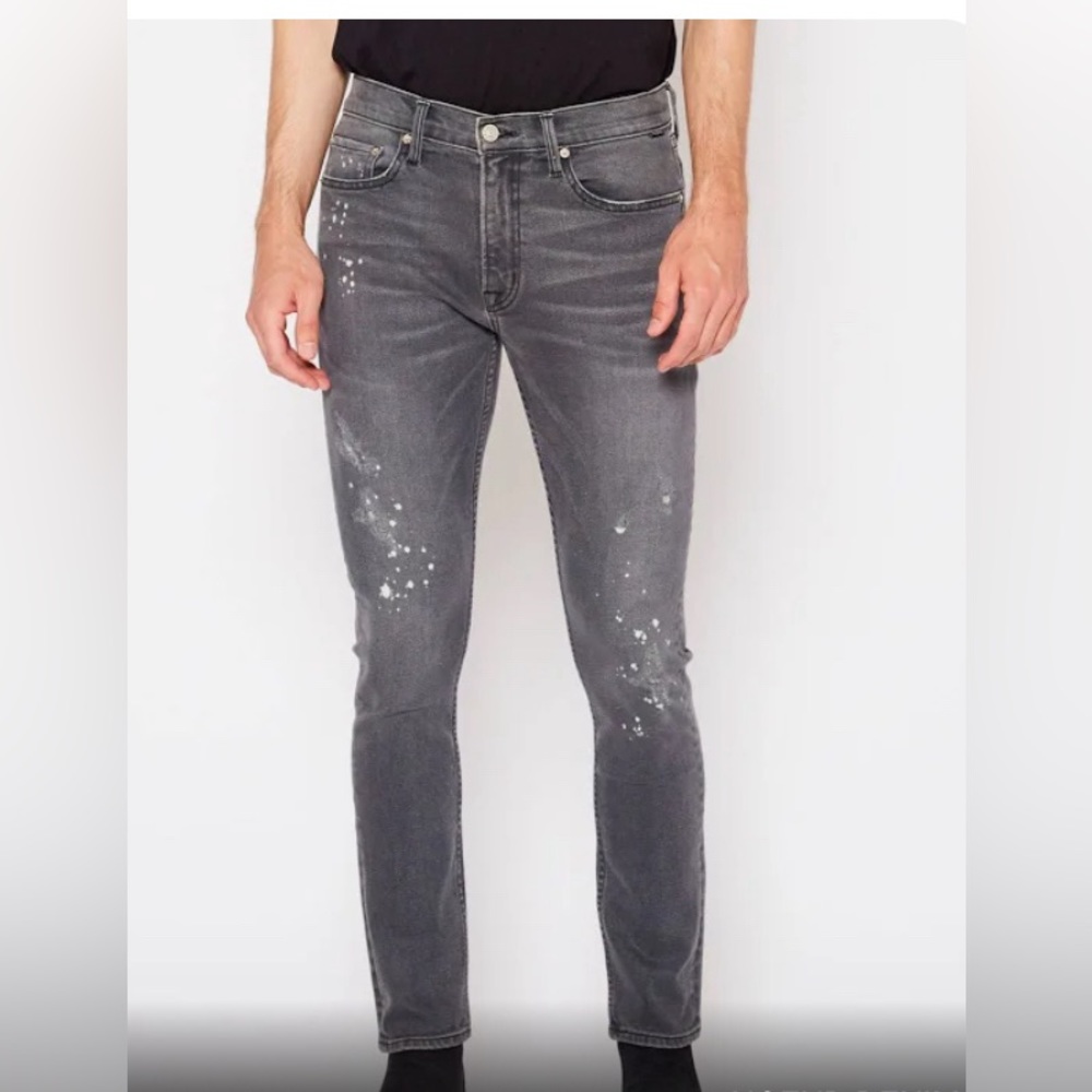 Noend Harrison Stretch skinny jeans in color Splash gray distressed slim